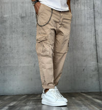 PANTALONE TASCONATO CARGO CROPPED - BL.11 - *ART. ALTEDO8 - COL. BEIGE