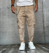 PANTALONE TASCONATO CARGO CROPPED - BL.11 - *ART. ALTEDO8 - COL. BEIGE