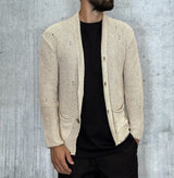 CARDIGAN ROTTURE - BL.11 - *ART. IGEA286 - COL. LINO