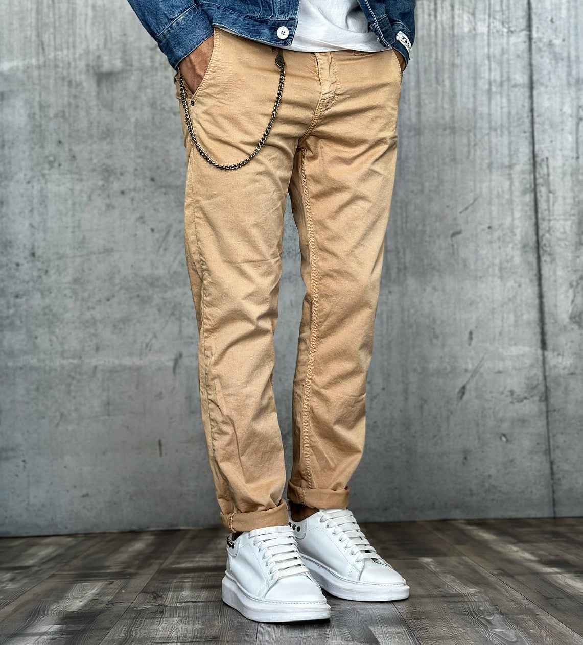 PANTALONE MIRTOS CHINOS SLIM - BL.11 - *ART. CEREZO155 - COL. GINGER