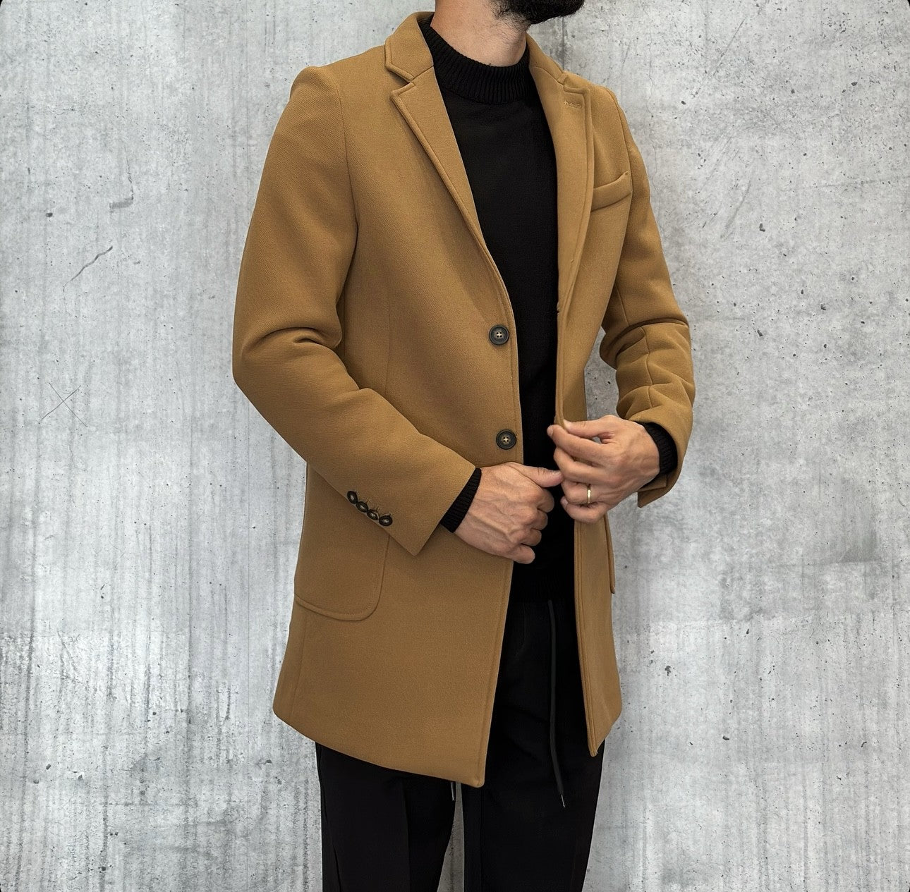 CAPPOTTO DOUBLED COAT - WHY NOT BRAND - ART. COAT29 - COL. CAMMELLO