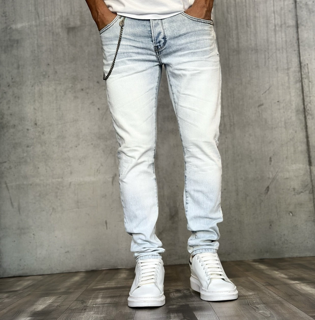 JEANS SLIM - BERNA - ART. 23017330 - COL. DENIM CHIARO