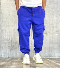 PANTALONE DI TUTA CARGO TASCONE - HAMEN - ART. MOLLA - COL  ROYAL