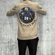 FELPA GIROCOLLO STAMPA KOBE BRYANT - ONLY&SONS - ART. 22027894 - COL. VINTAGE KHAKI