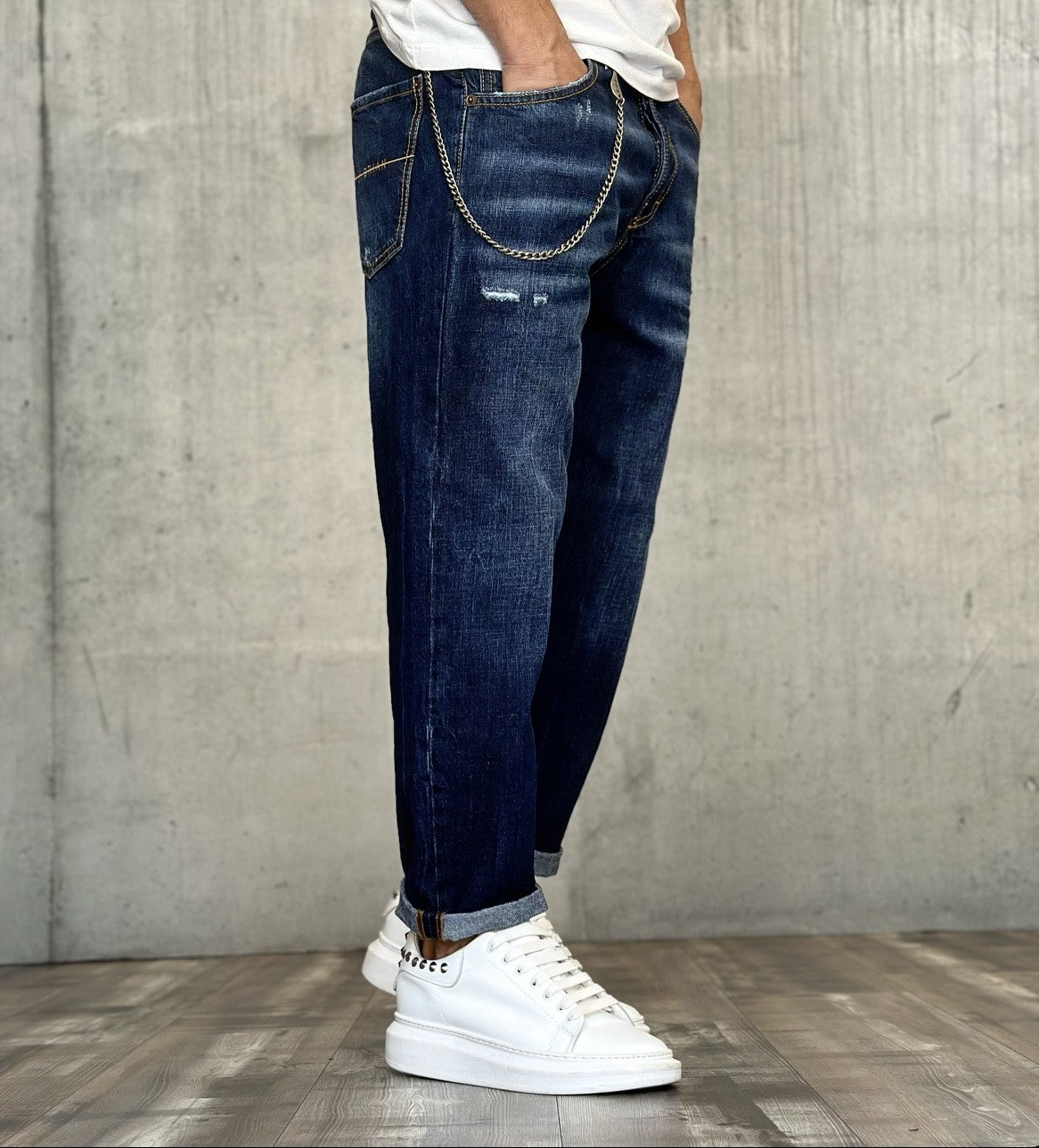 JEANS LAV L8/24 - I'M BRIAN - ART. ALEX - COL. DENIM SCURO