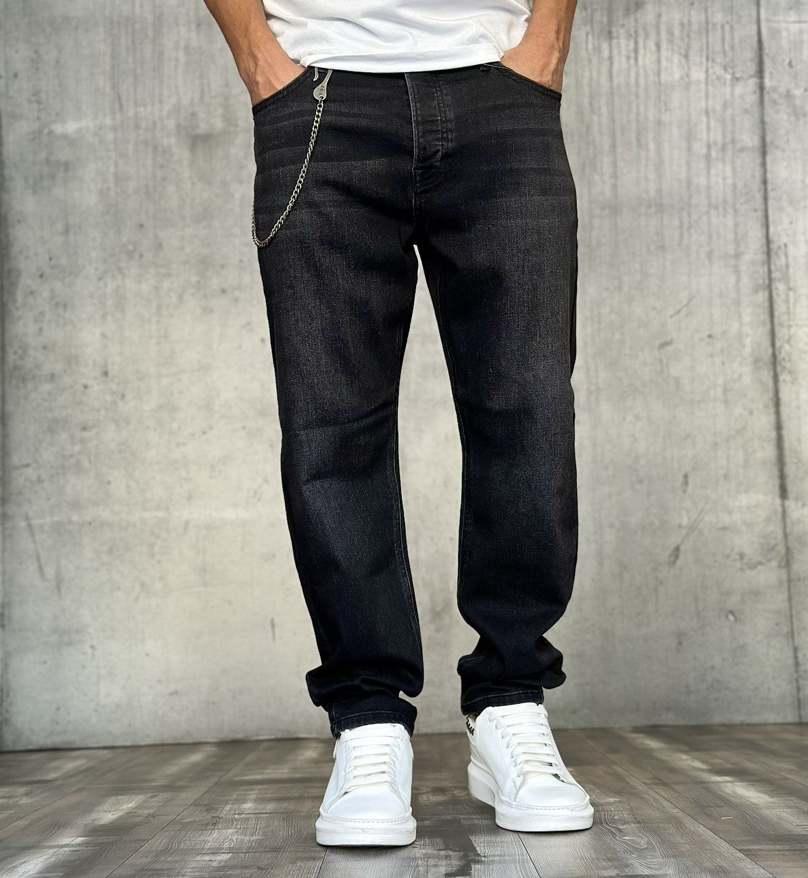 JEANS RELAXED TAPERED - ONLY&SONS - ART. 22026875 - COL. BLACK DENIM