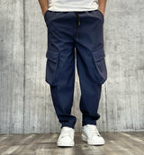 PANTALONE CARGO TASCONATO -  ART. KOBE  - HAMEN - COL. BLU