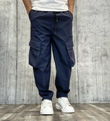 PANTALONE CARGO TASCONATO -  ART. KOBE  - HAMEN - COL. BLU