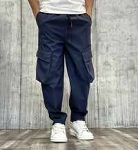 PANTALONE CARGO TASCONATO -  ART. KOBE  - HAMEN - COL. BLU