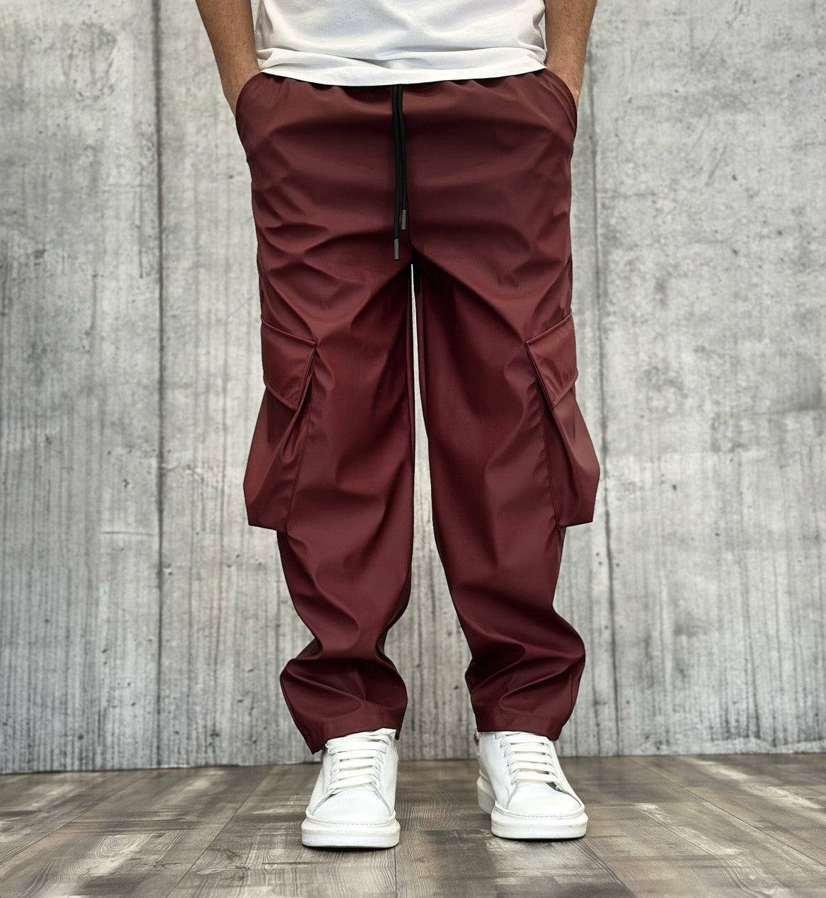 PANTALONE CARGO TASCONATO -  ART. KOBE  - HAMEN - COL. BORDEAUX