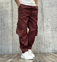 PANTALONE CARGO TASCONATO -  ART. KOBE  - HAMEN - COL. BORDEAUX