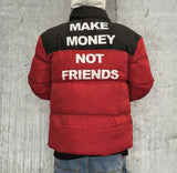 PIUMINO - MAKE MONEY NOT FRIENDS - *ART. MMNF0001 - COL. NERO / ROSSO