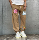 PANTALONE TUTA + ST. FIORI - MAKE MONEY NOT FRIENDS - *ART. MU4001 - COL. CAMMELLO