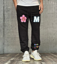 PANTALONE TUTA + ST. FIORI - MAKE MONEY NOT FRIENDS - *ART. MU4001 - COL. NERO