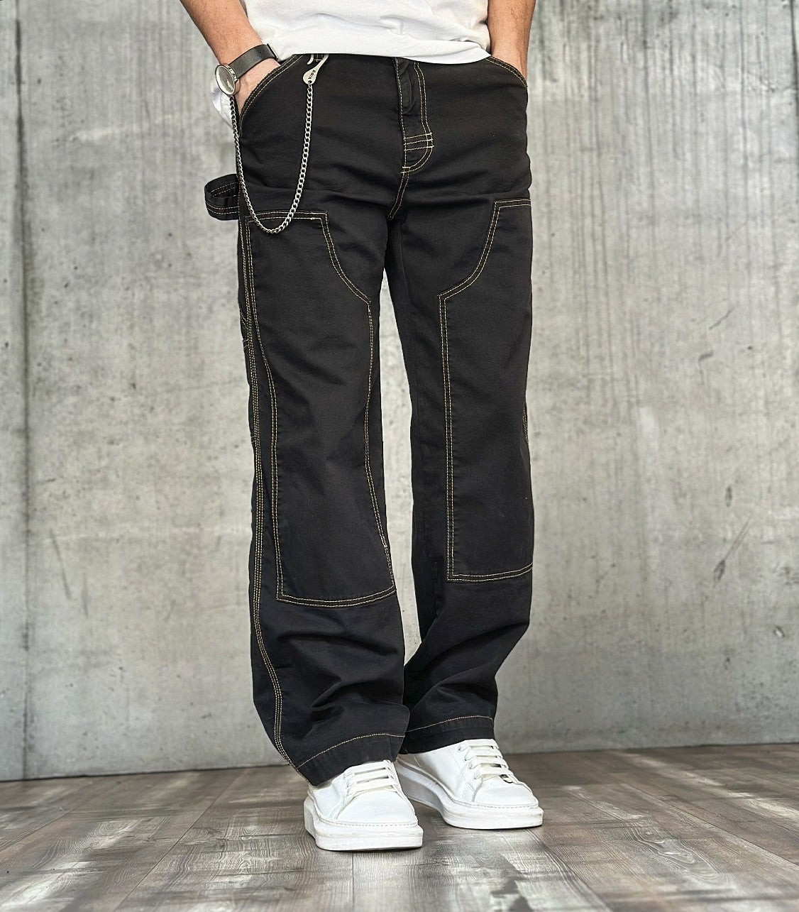 JEANS WORK OVER - BERNA - *ART. 2332351 - COL. NERO