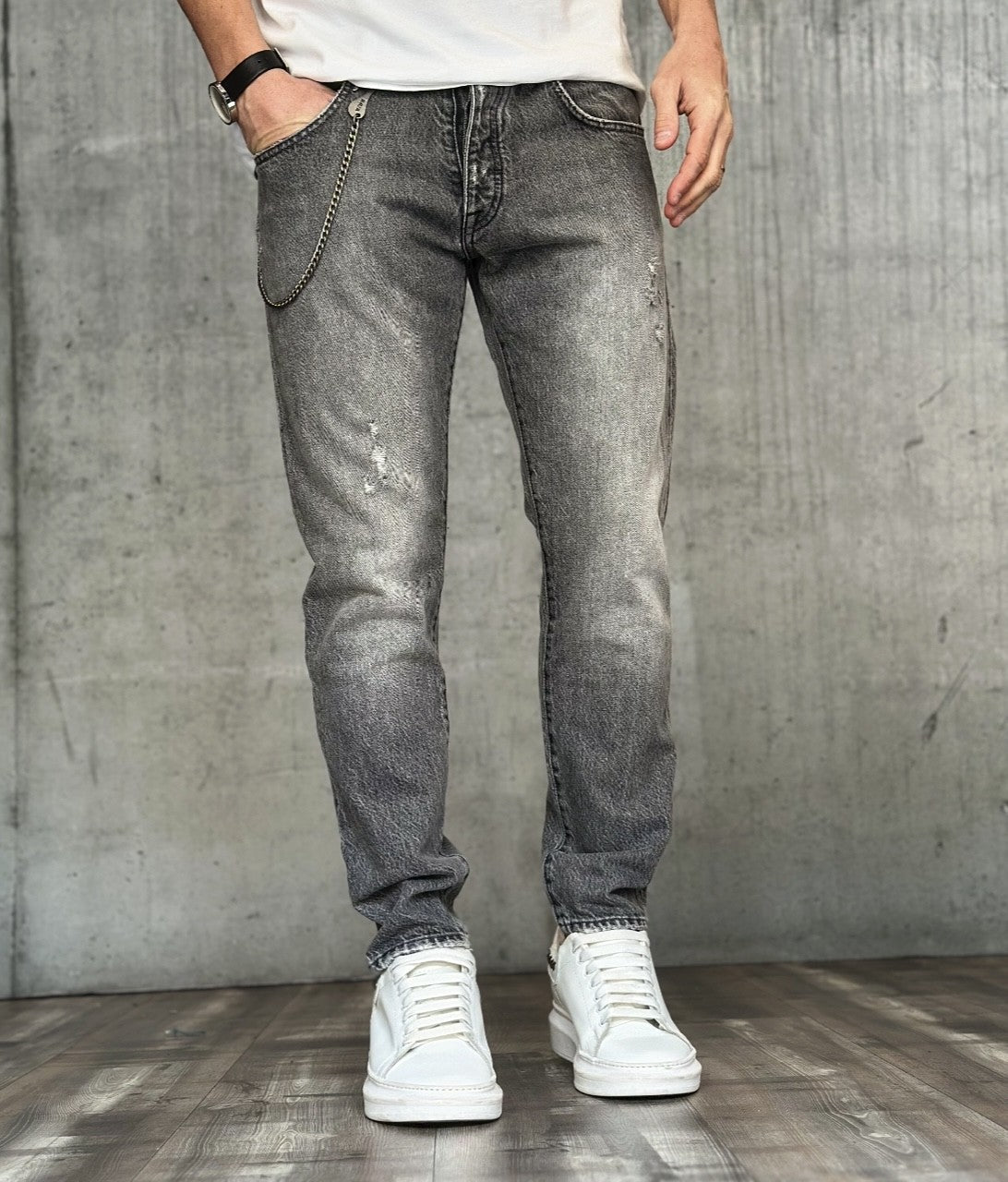 JEANS SLIM - BERNA - *ART. 22013614 - COL. GRIGIO