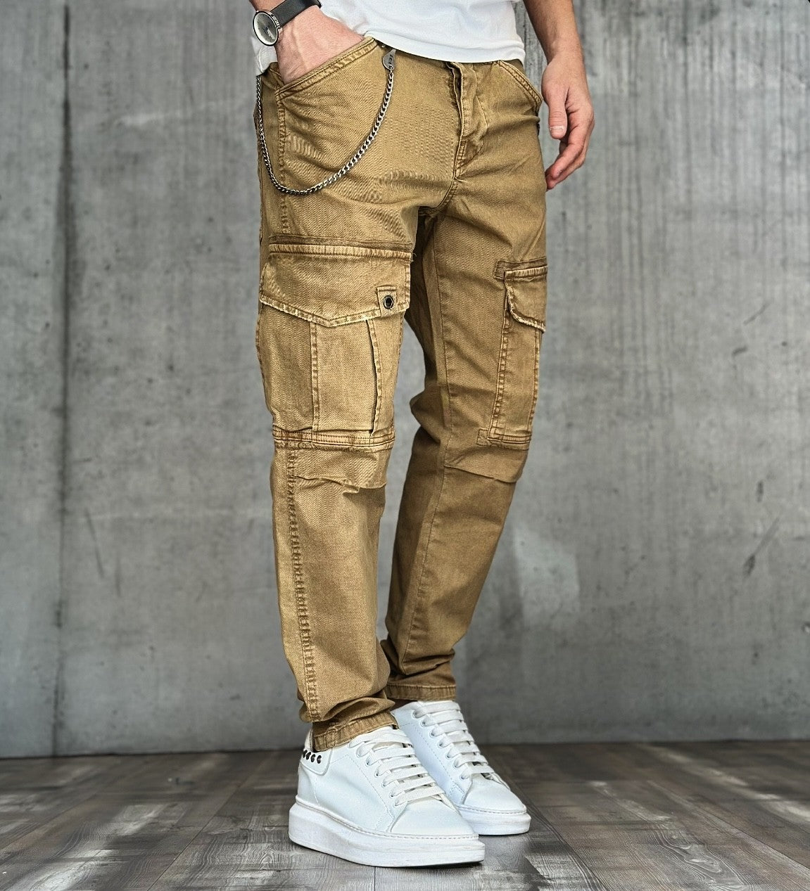 PANTALONE TASCONE - BERNA - *ART. 22301437 - COL. CAMMELLO