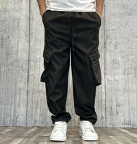 PANTALONE CARGO TASCONATO -  ART. KOBE  - HAMEN - COL. NERO