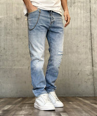 JEANS REGULAR CON STRAPPI - BERNA - *ART. 23017030 - COL. DENIM