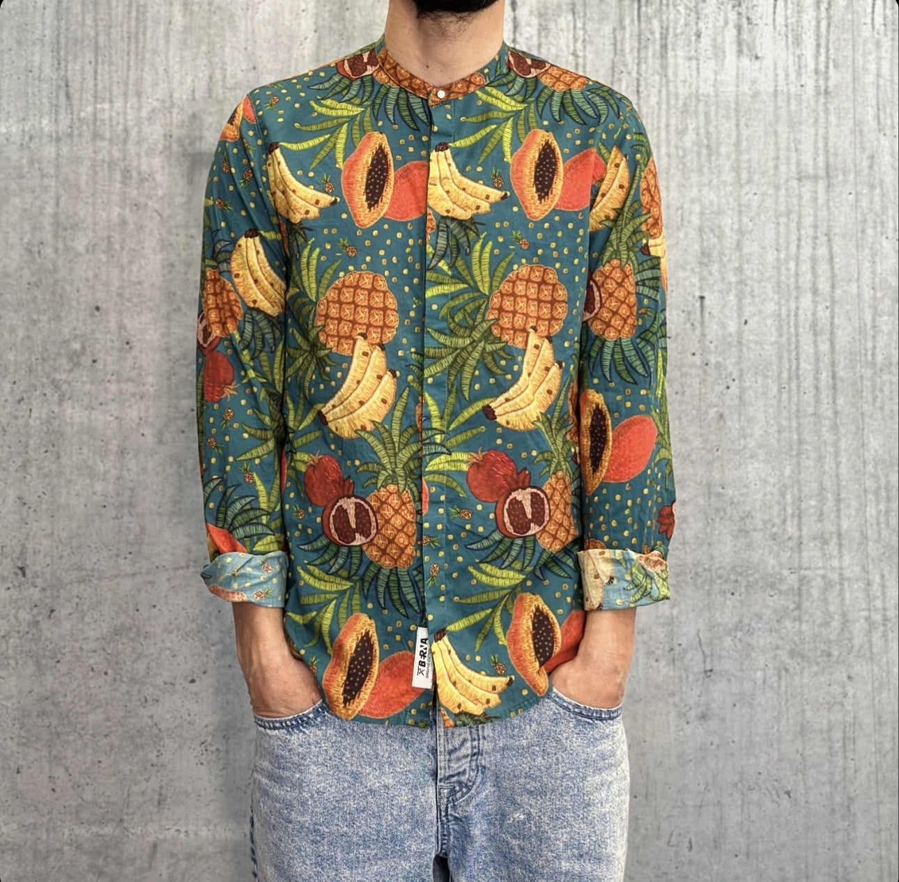 CAMICIA FRUTTA - BERNA - ART. 24310030 - COL . VERDE