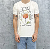 T-SHIRT JERSEY STAMPA SPRITZ - BERNA - ART. 243272128 - COL. PANNA