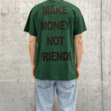 T-SHIRT STAMPA SCARFACE - MAKE MONEY NOT FRIENDS - *ART. MU210032 - COL. VERDE