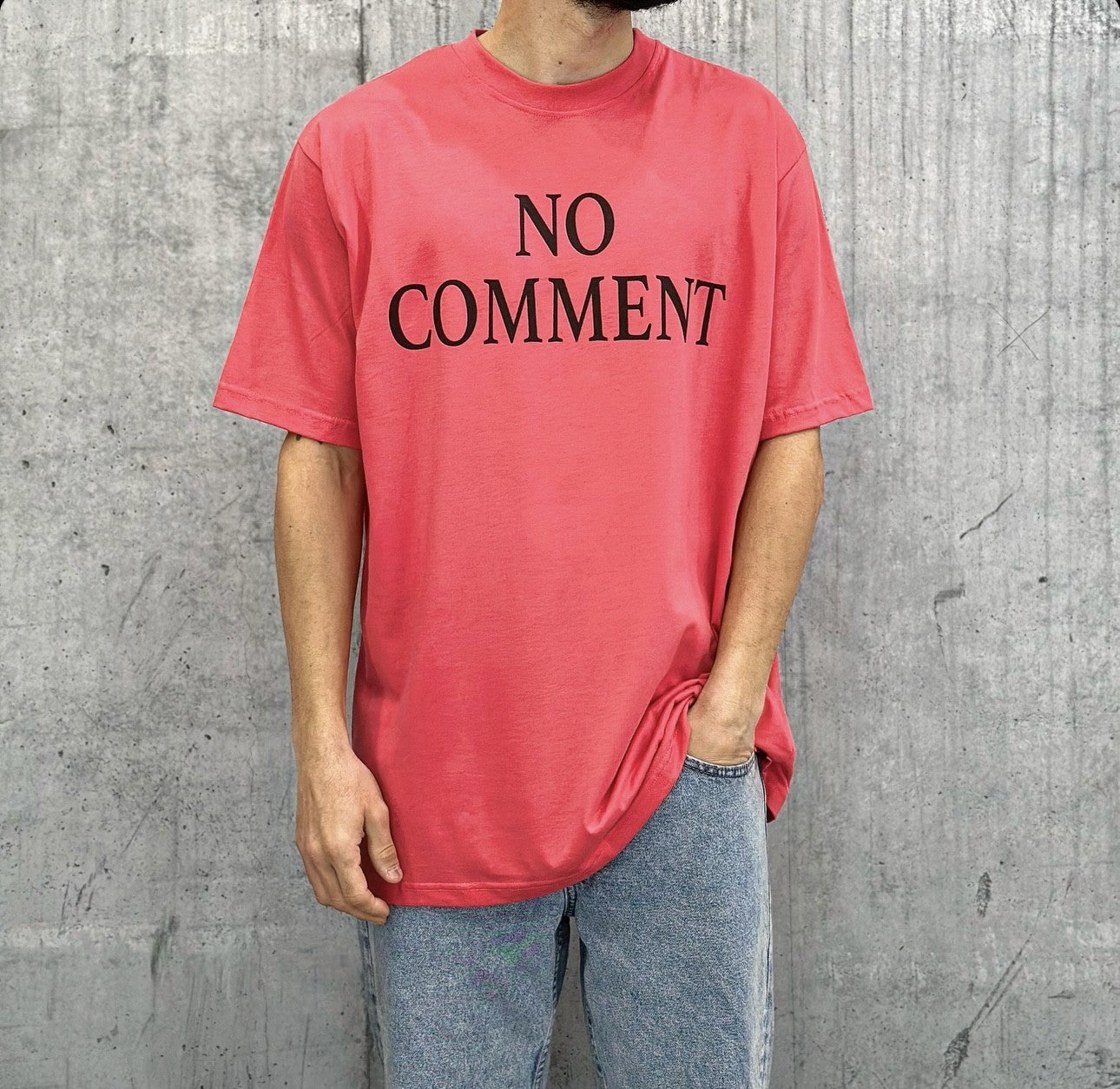 T-SHIRT OVER TEE COMMENT - WHY NOT BRAND - ART. MS43 - COL. CORALLO