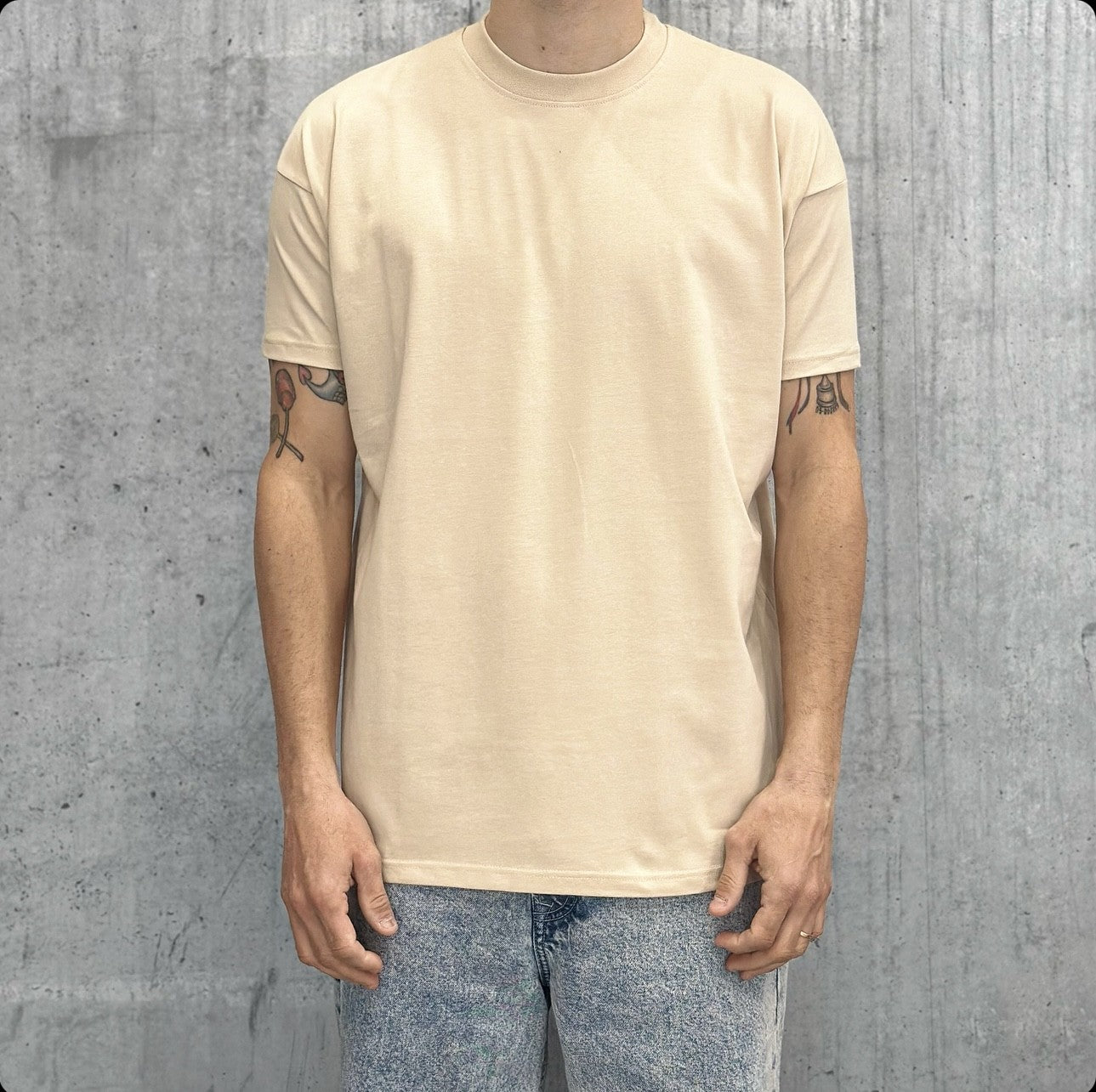 T-SHIRT - NEW JOB BRAND - ART. LU2887-1123 - COL. BEIGE