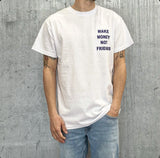 T-SHIRT STAMPA RETRO - MAKE MONEY NOT FRIENDS - *ART. MU210029 - COL. BIANCO