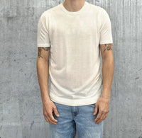 T-SHIRT PARICOLLO M/M VISCOSA - BERNA - ART. 2431942 - COL. BIANCO