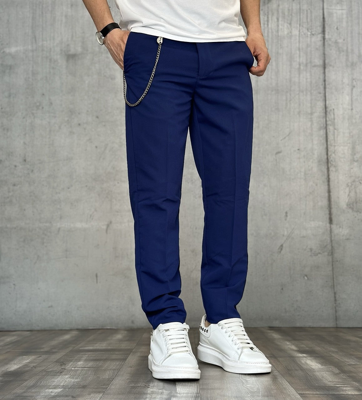 PANTALONE ABITO SLIM - ONLY&SONS - ART. 22026271 - COL. MEDIEVAL BLUE