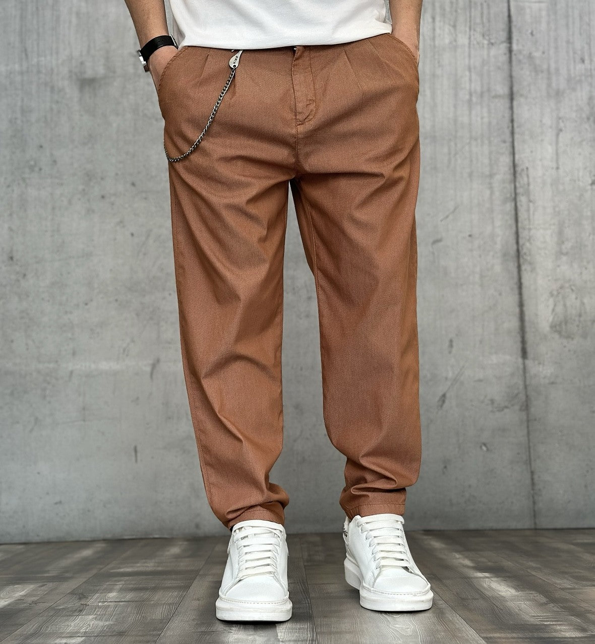 PANTALONE TASCA TOPPA - BL.11 - ART. BL2429144 - COL. COGNAC