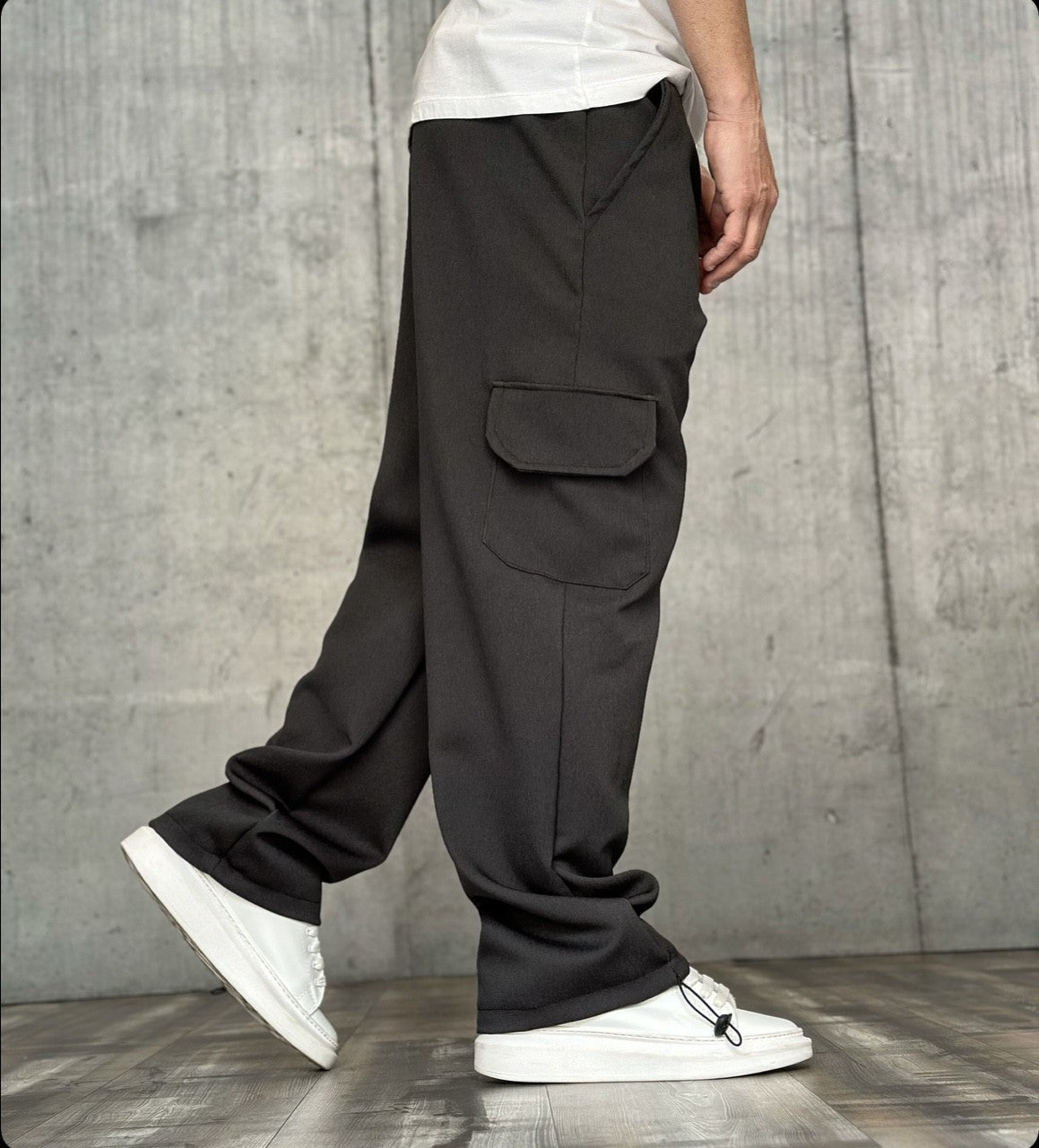 PANTALONE CARGO TASCONATO - ART. THURAM  - HAMEN - COL. GRIGIO