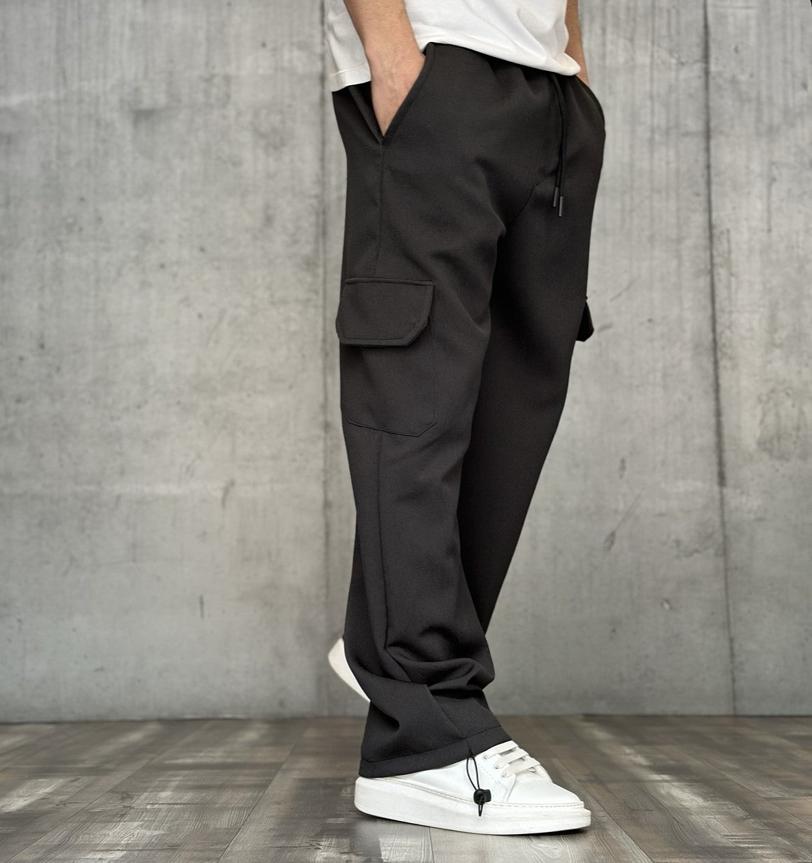 PANTALONE CARGO TASCONATO - ART. THURAM  - HAMEN - COL. GRIGIO