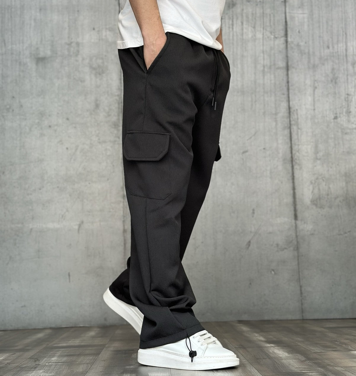 PANTALONE CARGO TASCONATO - ART. THURAM  - HAMEN - COL. GRIGIO