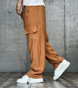 PANTALONE CARGO MONO TASCONE - ART. XAVI - HAMEN - COL. TEGOLA