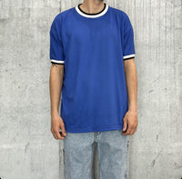 T-SHIRT OVERSIZE CONTRASTO - HAMEN - ART. MESSI - COL. BLU ROYAL