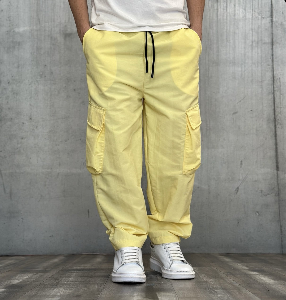 PANTALONE CARGO TASCONATO - ART. KOBE 2.0 - HAMEN - COL. GIALLO