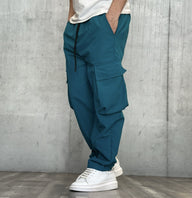 PANTALONE CARGO TASCONATO - ART. KOBE 2.0 - HAMEN - COL. BLU OTTANIO