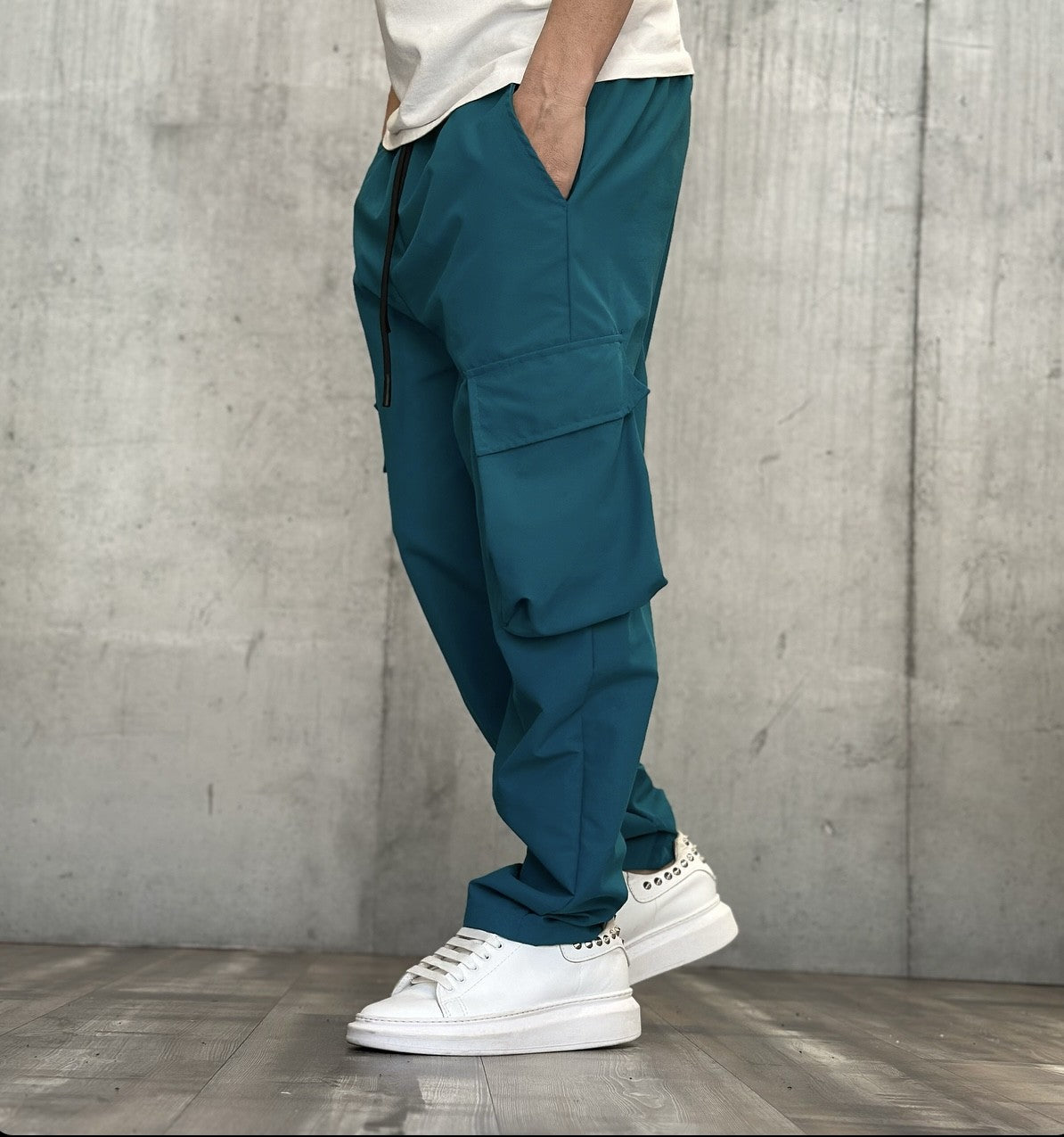 PANTALONE CARGO TASCONATO - ART. KOBE 2.0 - HAMEN - COL. BLU OTTANIO