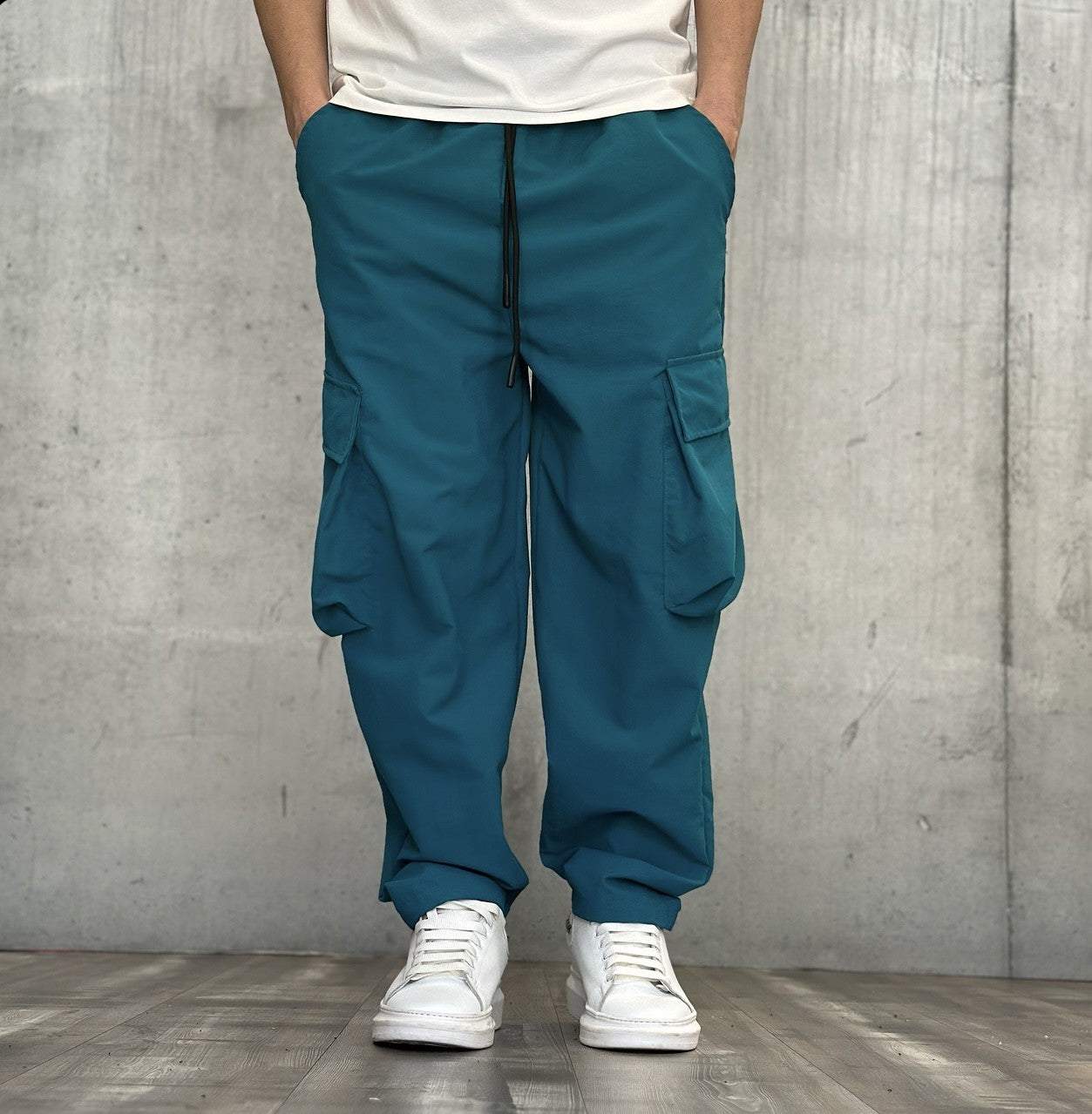 PANTALONE CARGO TASCONATO - ART. KOBE 2.0 - HAMEN - COL. BLU OTTANIO