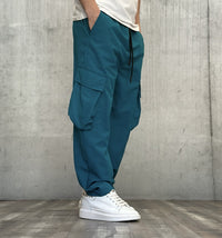 PANTALONE CARGO TASCONATO - ART. KOBE 2.0 - HAMEN - COL. BLU OTTANIO