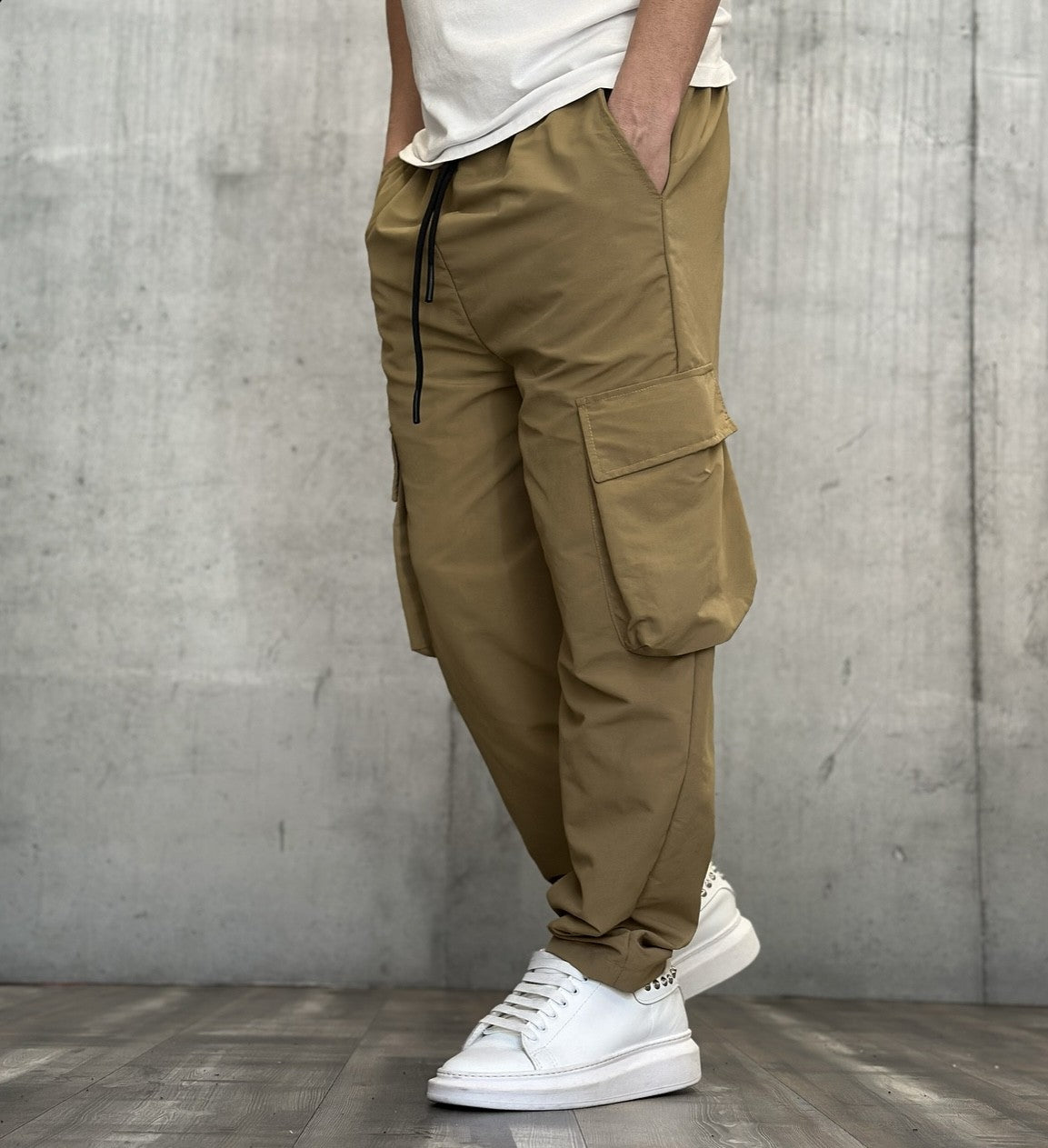 PANTALONE CARGO TASCONATO - ART. KOBE 2.0 - HAMEN - COL. CAMMELLO