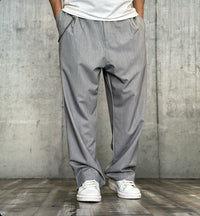 PANTALONE PALAZZO - NEW JOB BRAND - ART. BEK - COL. GRIGIO MELANGE