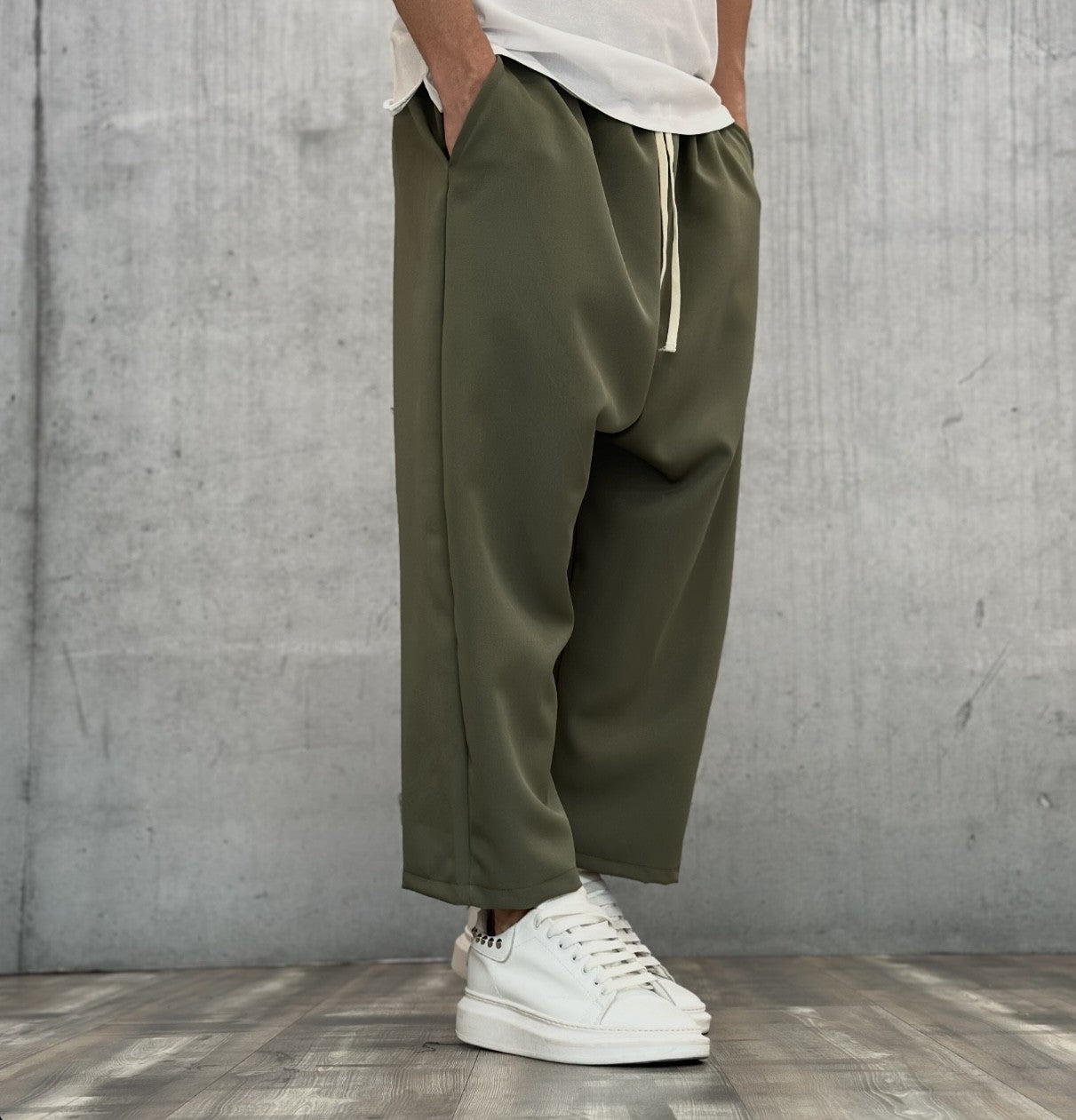 PANTALACCIO JAPAN - ART. SIDE - HAMEN - COL. VERDE MILITARE