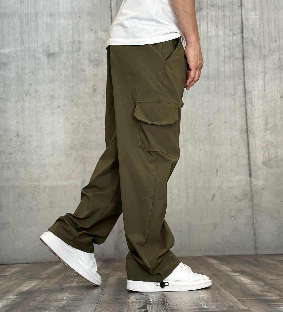 PANTALACCIO PALAZZO CARGO - ART. MALDINI - HAMEN - COL. VERDE MILITARE