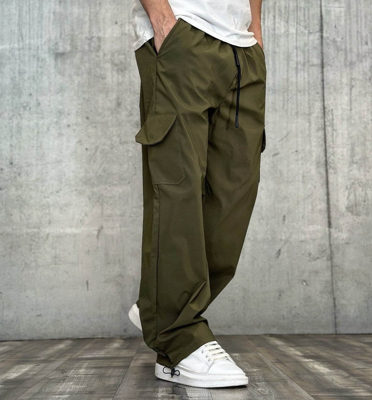 PANTALACCIO PALAZZO CARGO - ART. MALDINI - HAMEN - COL. VERDE MILITARE