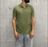 POLO COLLO DERBY JERSEY - BERNA - ART. 243195264 - COL. VERDE CACTUS