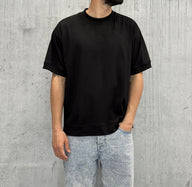 T-SHIRT OVERSIZE- NEW JOB BRAND - ART. YU1122-1553 - COL. NERO