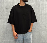 T-SHIRT OVERSIZE + TASCONE - HAMEN - ART. BOB - COL. NERO